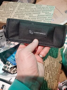LightSpecs Black Soft Eyeglass Sleeve